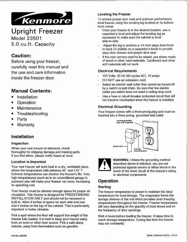 Kenmore Freezer 23501-page_pdf